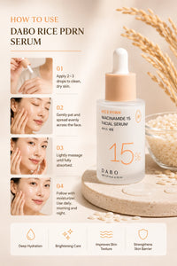 Dabo Rice PDRN Niacinamide 15 Facial Serum 30 ml