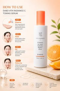 Dabo Vita Radian-C Biome 3x Vitamin Aux Super 8 Hyaluron Toning Serum 100 ml