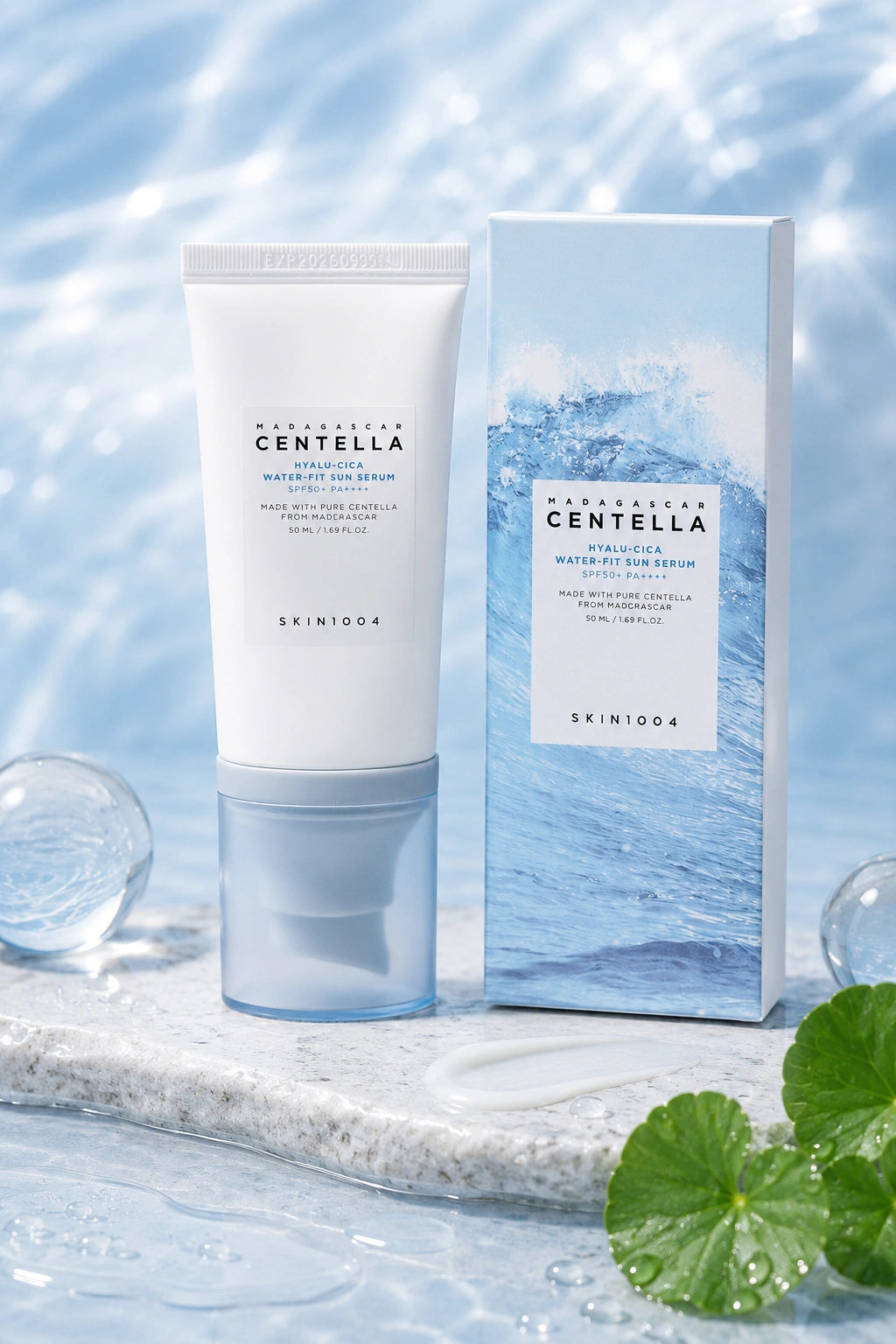SKIN1004 Madagascar Centella Hyalu-Cica Water-Fit Sun Serum Spf 50+ PA++++ 50 ml
